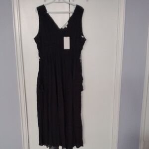 Joie Black Sleeveless Maxi Dress